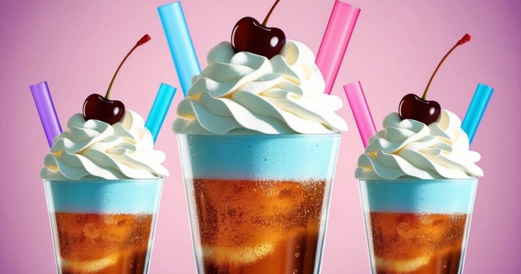 Den perfekten Soda-Float mit Sahnehaube kreieren