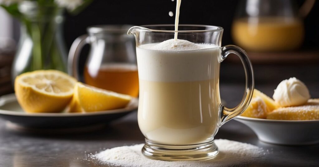 Preparing Vanilla Sweet Foam