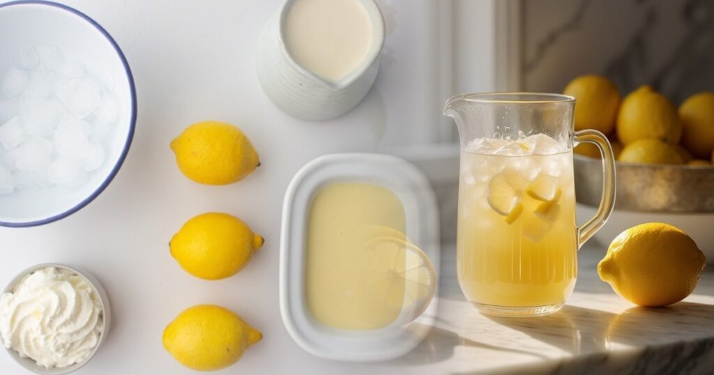 Whipped Lemonade Ingredients
