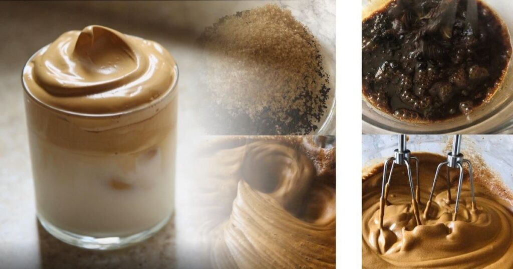 Ingrédients et Outils - Café à la Crème Fouettée