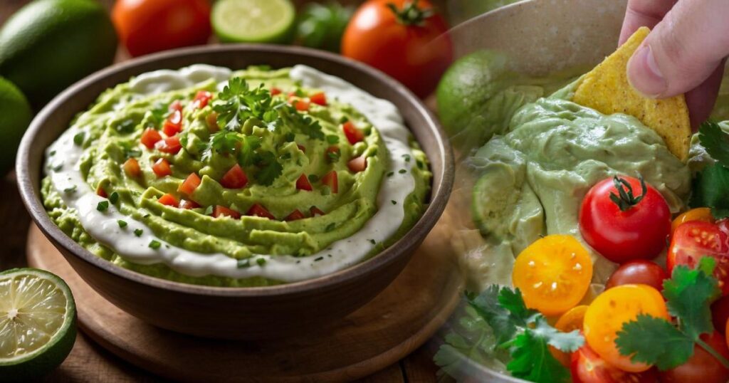 Servier- und Lagertipps - Aufgeschlagenes Guacamole-Rezept